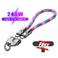 ⏰  🤳⚡C-zu-C-Ladekabel mit 240 W und tragbarem Armbanddesign