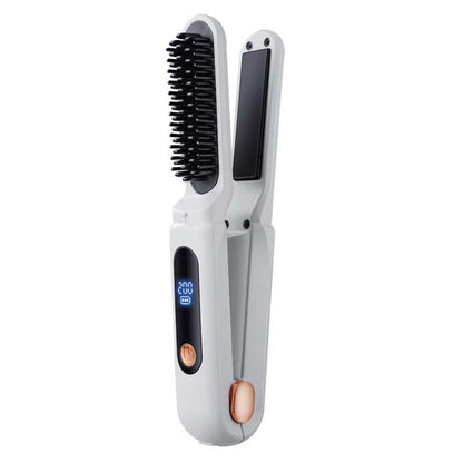 2-in-1 tragbarer Haarglätter und Lockenstab