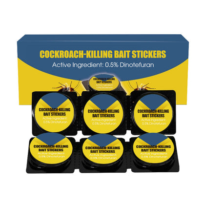 Leistungsstarke Köderaufkleber, die Kakerlaken töten